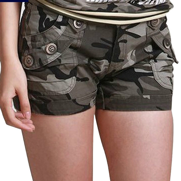 Camouflage shorts 2024 for girls