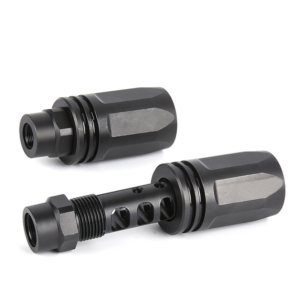 Competition .223 1/2x28RH Thread Muzzle Brake For 5.56MM Compensator Washwer+Nut 