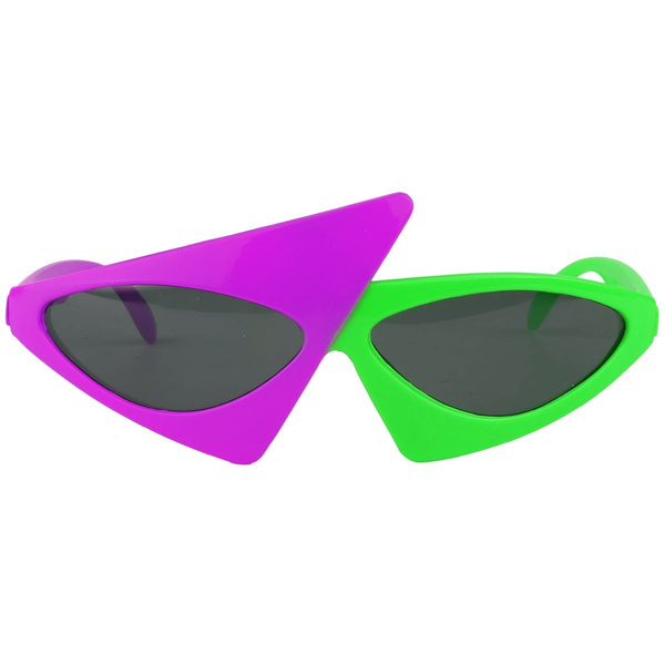 Green and purple sunglasses best sale