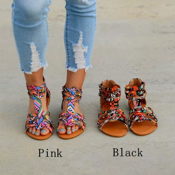 Women Fashion Bohemian Exposed Toe Sandals Sandals Casual Cool Shoes | Wish