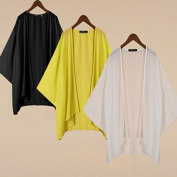 cap sleeve kimono