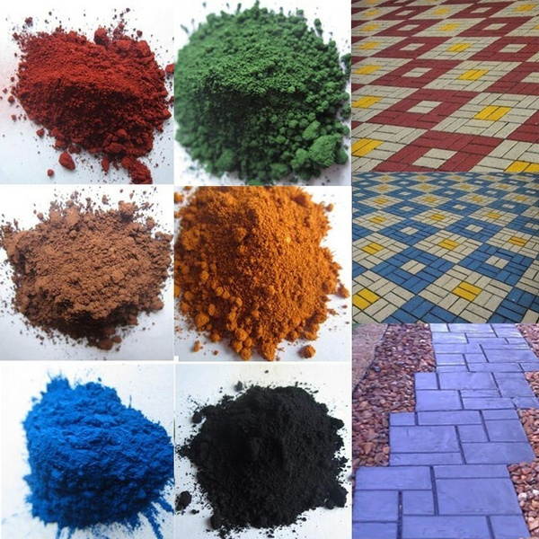 500g Multi Colored Concrete Pigment Colorant Dye Cement Mortar Grout Plaster New 