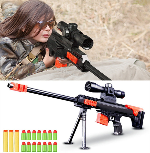 Children's Outdoor Battle Toy Simulation Barrett Sniper Gun Model | Wish