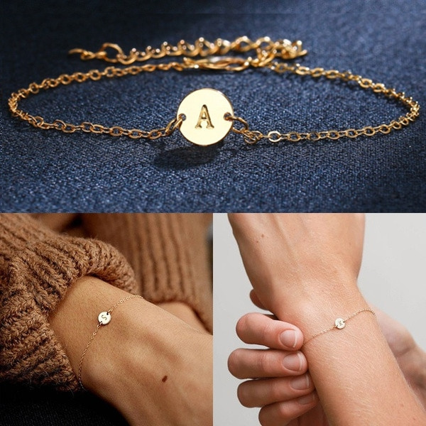 Delicate Monogram Bracelet