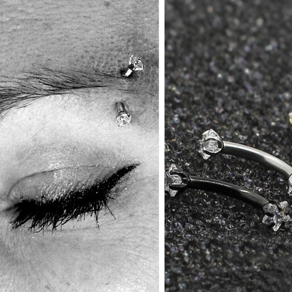 316L Surgical Steel Skeleton Hand Eyebrow Ring or Ear Cartilage Ring Helix  Cuff | eBay