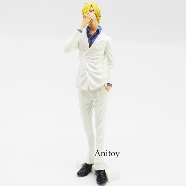 Anime One Piece King Of Artist The Sanji Special Color Ver. PVC Figure  Collectible Model Toy Pink/White 26cm