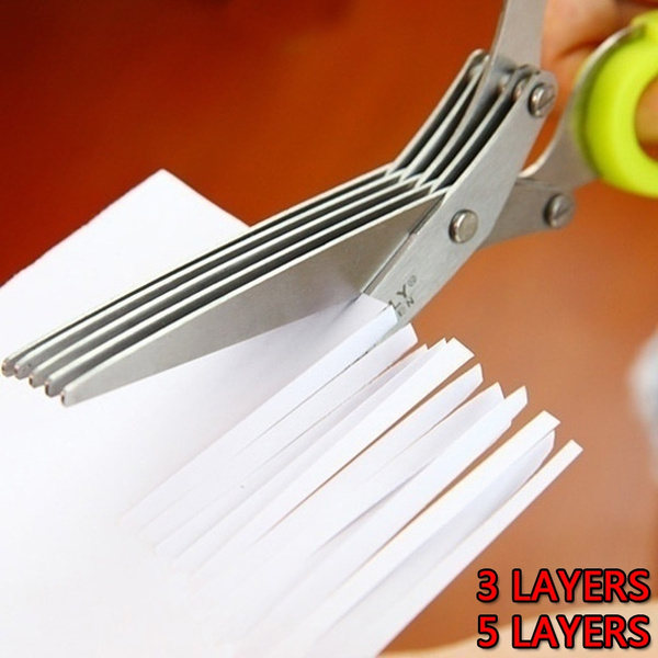 Multi-Layer Kitchen Scissors 5 Layers Stainless Vegetable Cutter
