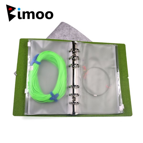 Bimoo 1Piece +10 inner Bags Fly Fishing Line Tippet Pocket Storage