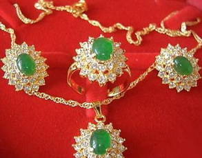 Jewelry, earringsringnecklace, jade, Earring