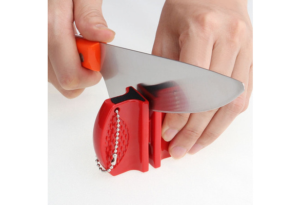 Hot Mini Ceramic Rod Tungsten Steel Camp Pocket Kitchen Knife Sharpener  Tool Beus