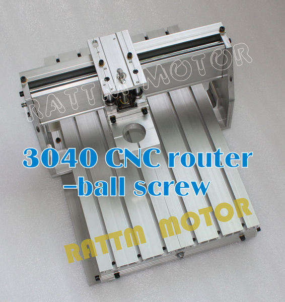 6040 CNC Router DIY Engraving Machine Frame Kit SFU1605 Ballscrew w// 80mm Clamp