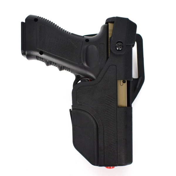 Tactical Combat Glock Right Hand Quick Gun Case Waist Belt Holster Pistol Holder