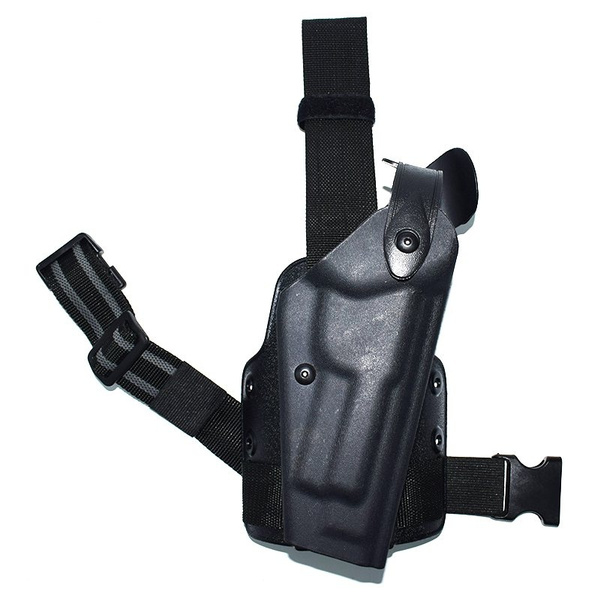 Tactical Airsoft Hunting Pistol Gun Drop Leg Holster for Right Hand Black 