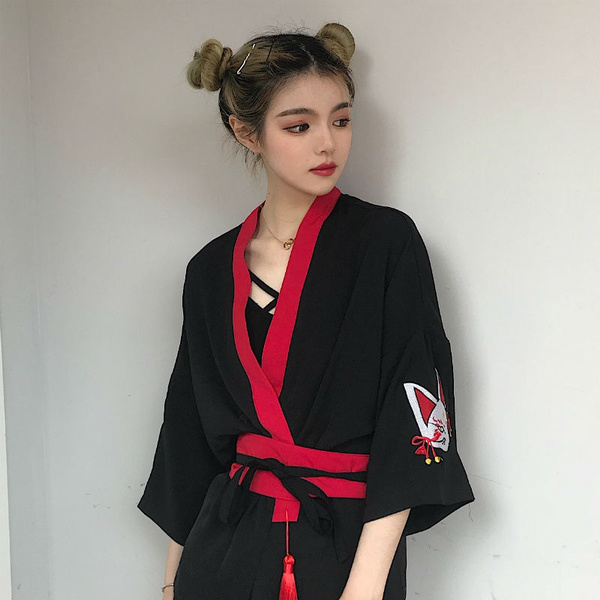 Japanese kimono style blouse sale