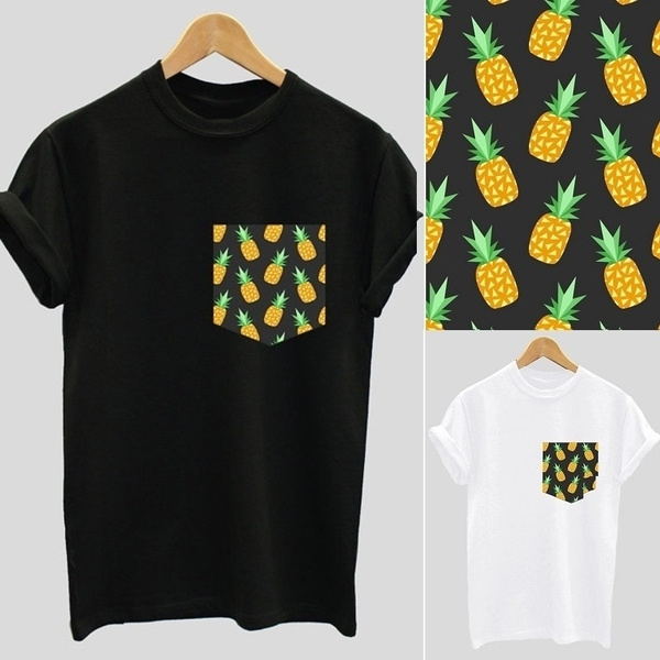 shirt with pineapple pocket