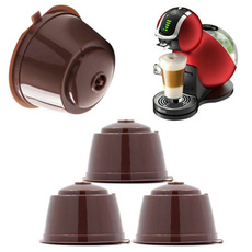 Reusable Capsule Pod Coffee Filter Cup Holder for Nescafe Gusto Machine New