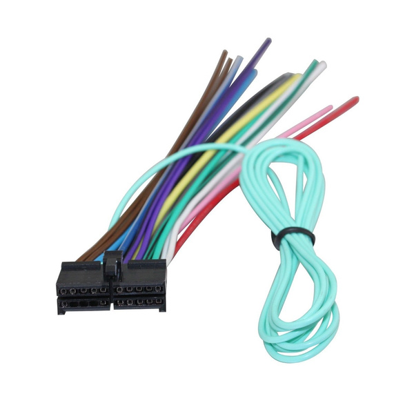 Wire Harness Adapter For Jensen Parrot Car Cd Dvd Radio Audio Stereo Iso Standard 20 Pin Plug Power Cable Wish Wire Harness Adapter For Jensen Parrot, Power Acoustik Wiring Harness