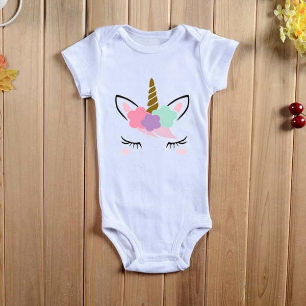 baby girl unicorn onesie