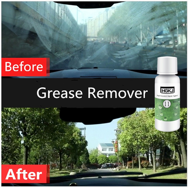 HGKJ-Car Window Oil Film Remover Cleaner Glass Removes Grease Care Car  Paint Scratch Repair Scratch Remover