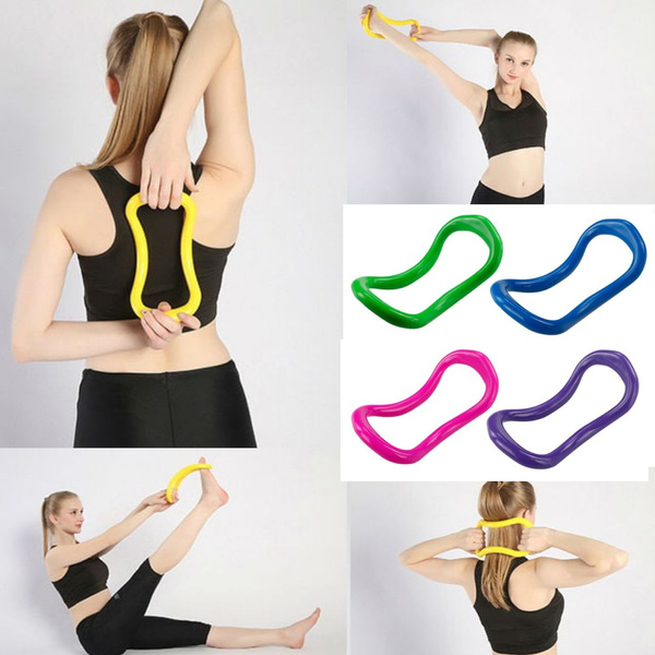 ThreeH Yoga Ring Pilates Ring Home Traning Ring für Kopf-Rücken-Knie-Bein Ganzkörpermassage 2 Pack 