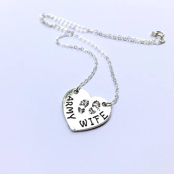 Army girlfriend sale necklace