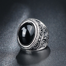 Antique, moonstonering, 925 sterling silver, wedding ring