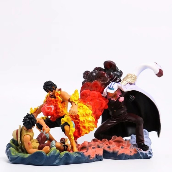 New ONE PIECE Portgas·D· Ace Action Figure Box Set