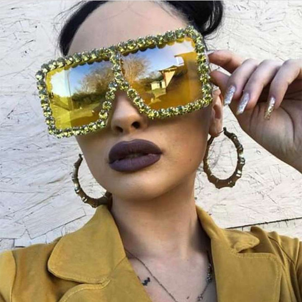 Designer sunglasses best sale with rhinestones