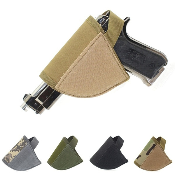 Adjustable Tactical Stealth Gun Safe Velcro Hook Pistol Holster Right