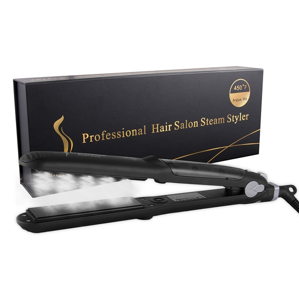 Flat iron with argan hotsell oil steam