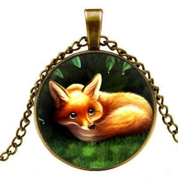 Tale of Mr.Tod Fox Owl Zipper Pull,Fox Lobster Clasp Fox Jewelry Fox jewellery-ZE290