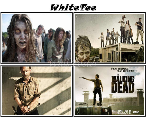 The Walking Dead Season 3 Tv Movie Coated Poster Home Room Decor White ...