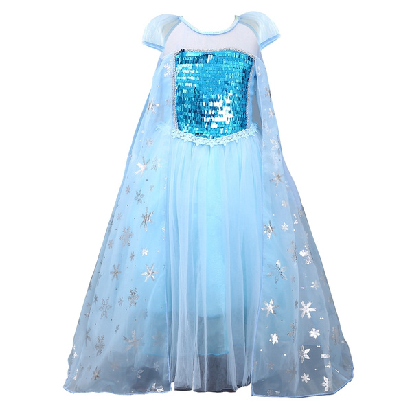 Princess Costumes Birthday Dress Up for Little Girls Summer Short Sleeve  Tulle Dresses | Wish