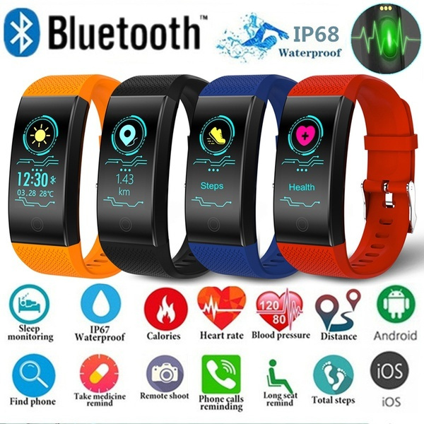 2021 Lowest Price] Wearfit Fitness Tracker Watch Bluetooth Smart Band Sleep  Monitor Wristband Pedometer Call Remind Wearable Smart Bracelet Oled Touch  For Android Ios Smart Phone Price in India & Specifications
