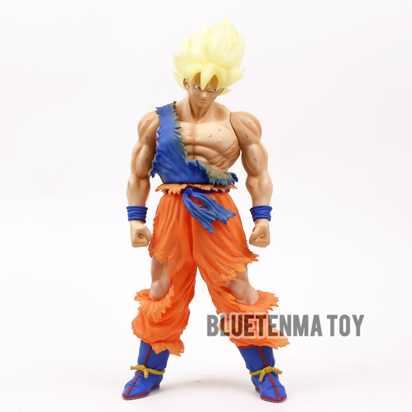 battle damaged goku action figure