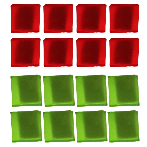 16 Pcs Double Layer Cornhole Bag Bean Bag Tossing Corn Hole Game 10cm 4color 