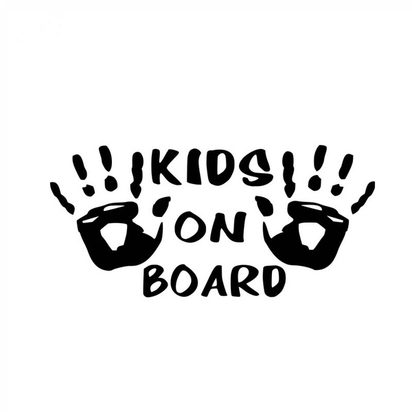 15CM 7CM KIDS ON BOARD Vinyl Personality Car Sticker Motorcycle Sticker 15CM 7CM KIDS ON BOARD Vinyl Personality Car Sticker Motorcycle Sticker