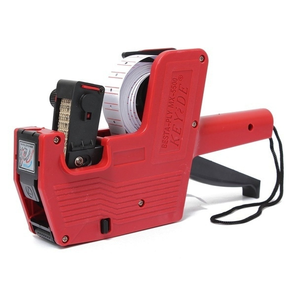 1pc Retail Store Price Pricing Label maker Labeller Gun MX-5500 + 2 Ink Roll + 400 Labels random color | Wish