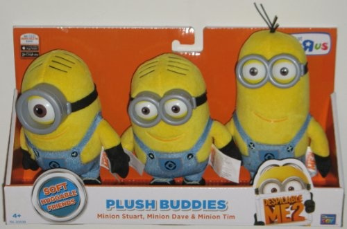 Minions Plush Buddies Bob Despicable Me 2 Doll Kids Child Fun Toys Kevin Stuart for sale online
