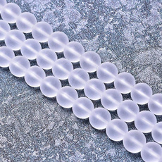 spacergembead, beadsforjewelrymaking, mattewhitebead, Bijuterii