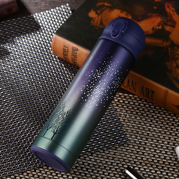 500ml Stainless Steel Vacuum Flask Coffee Tea Bottle Thermos Mug Travel Cup 