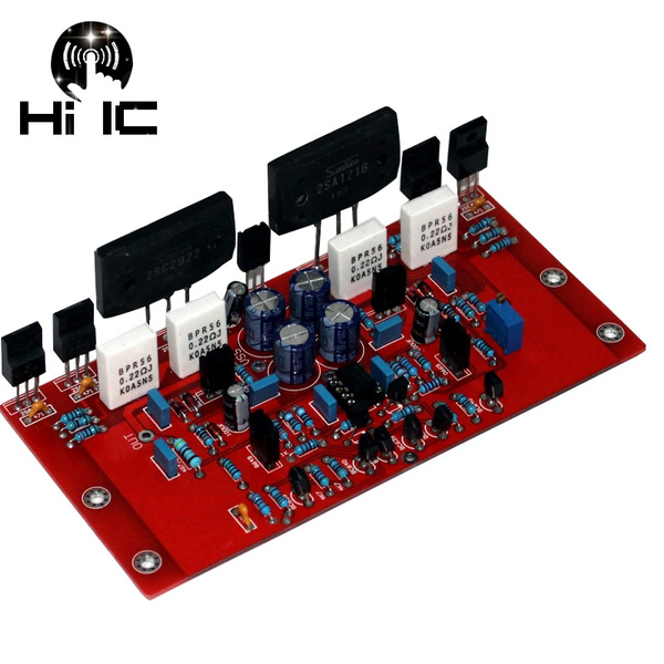 1 pcs HIFI Sanken Amplifier Board Mono Audio Three-tube 2SA1216 2SC2922