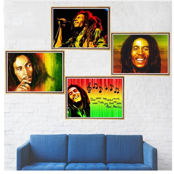 5D Diy Diamond Painting Rock Star Bob Marley Reggae Pattern Embroidery  Cross Stitch Craft Mosaic Painting Wall Art Home Decoration Painting