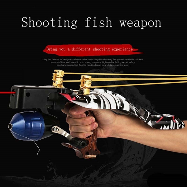 New Professional Hunting Fishing Sling Shot Adult Powerful Target Shooting  Slingshot with Folding Wrist Catapult
