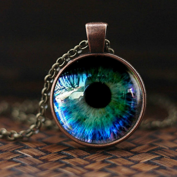 AWAKENING EYE PENDANT// Doll Eye// Realistic Eye// Eyeball Necklace// Wire  Wrapped Pendant// Oddity Jewelry - Etsy