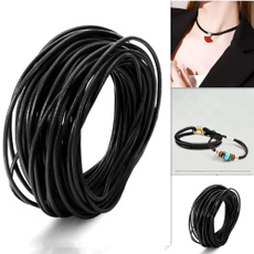 blackleathercord, diycord, Jewelry, leathercord2mm