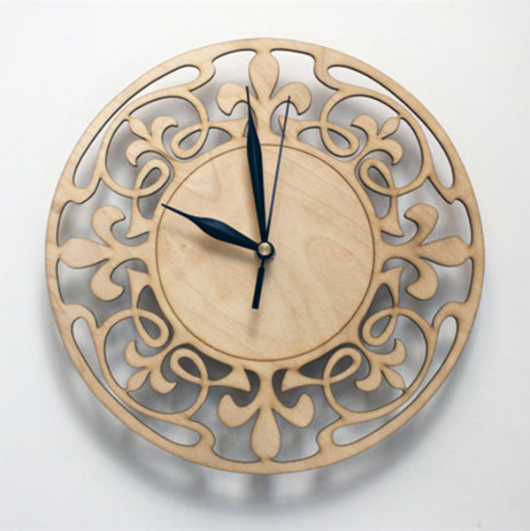Art Nouveau Wall Clock Wood Deco Home Decor Unique Wooden Lace Wish - Art Deco Wall Clock Large Art Nouveau Wall Clock Wood Deco Home Decor Unique Wooden Lace Wish - Art Deco Wall Clock Large