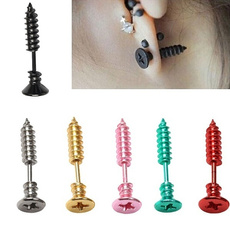 Steel, Earring Cuff, Jewelry, earringsscrew