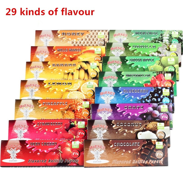 2/5booklets/ Rolling Paper Mixed Fruit Flavors Cigarette - Temu