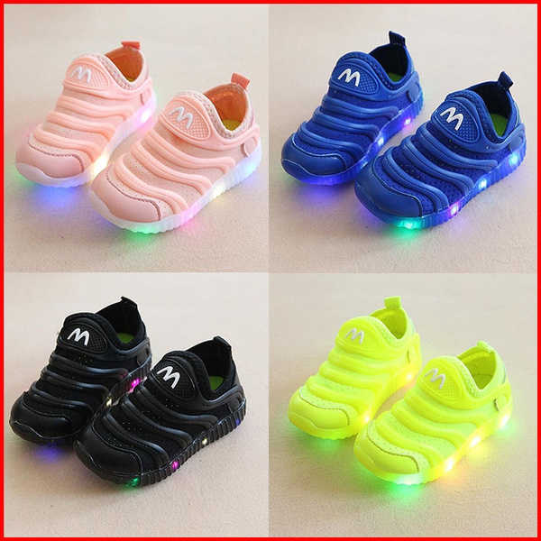 flashing led lights childrens trainers